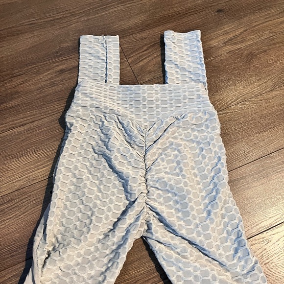 Rue21 Light Blue Honeycomb Leggings - Picture 2 of 3